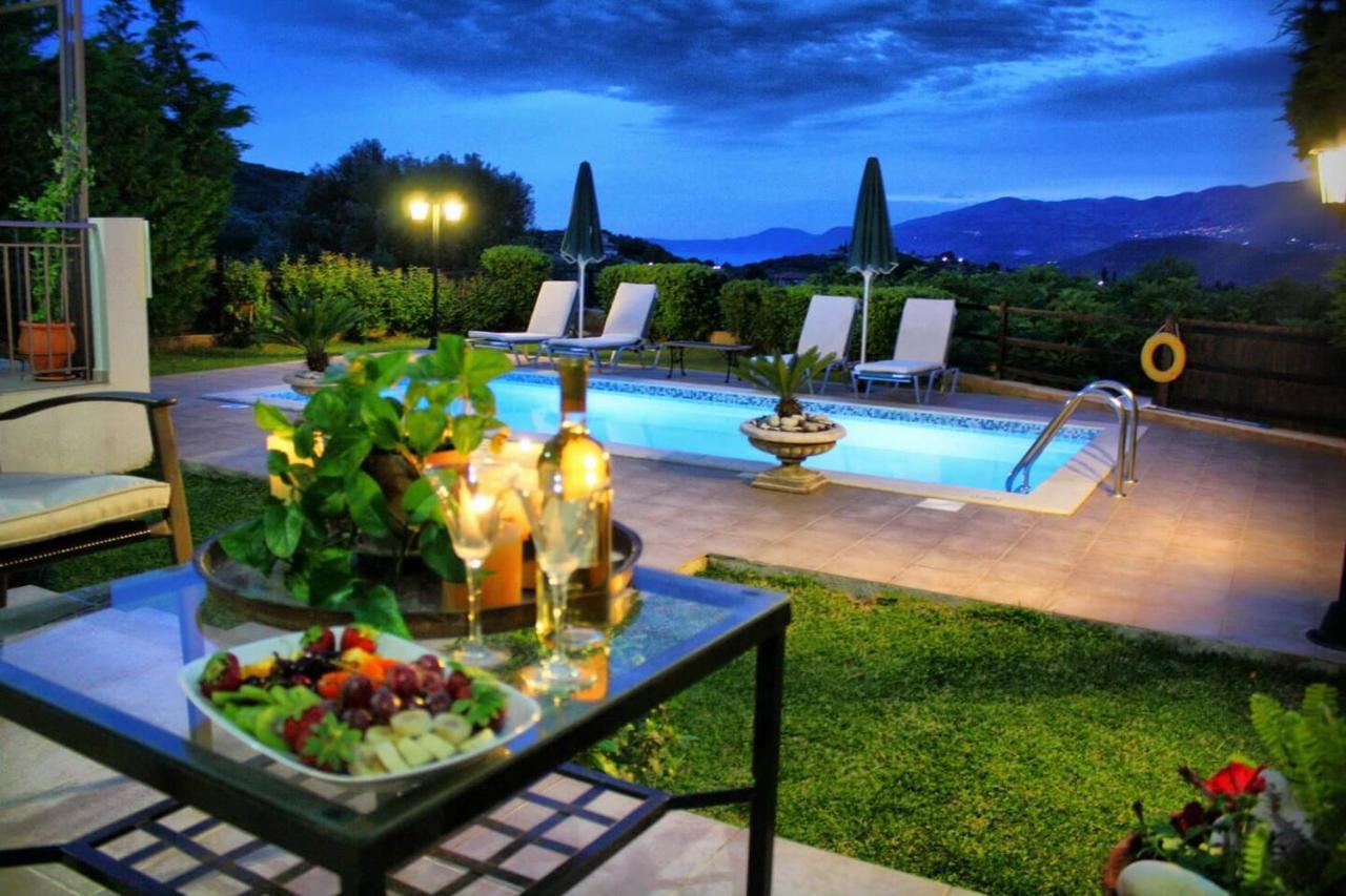Traditional Villa Mandola Livathos  Exterior photo